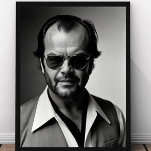 Jack Nicholson Portrait: Vintage Hollywood Film Star Art (Digital Download)