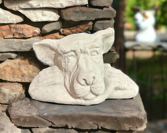 Gargoyle Mauerwächter: Massiver Steinguss, 3,5kg, 15x24x15cm - Frostsicher & Witterungsbeständig für Haus und Garten