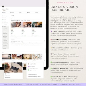 Notion Advanced Second Brain 2.0 All in One Life Planner Notion Template ADHD Digital Planner 2025 Aesthetic Notion That Girl Adult Planner