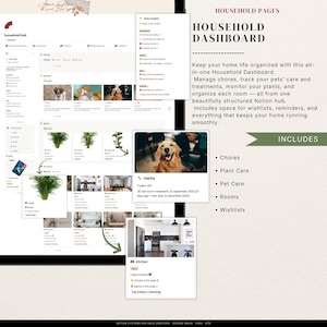 Notion Life Planner Template, Second Brain System, Goals, Habits, Finance Tracker, All in One Dashboard 2026
