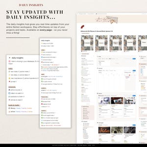 Notion Life Planner Template, Second Brain System, Goals, Habits, Finance Tracker, All in One Dashboard 2026