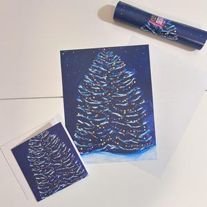 Ensemble de papier et de cartes d'emballage cadeau de Noël festif. Emballage cadeau respectueux de l'environnement et fabriqué au Canada, feuilles de 8,5 x 11 pouces, papier cadeau de Noël
