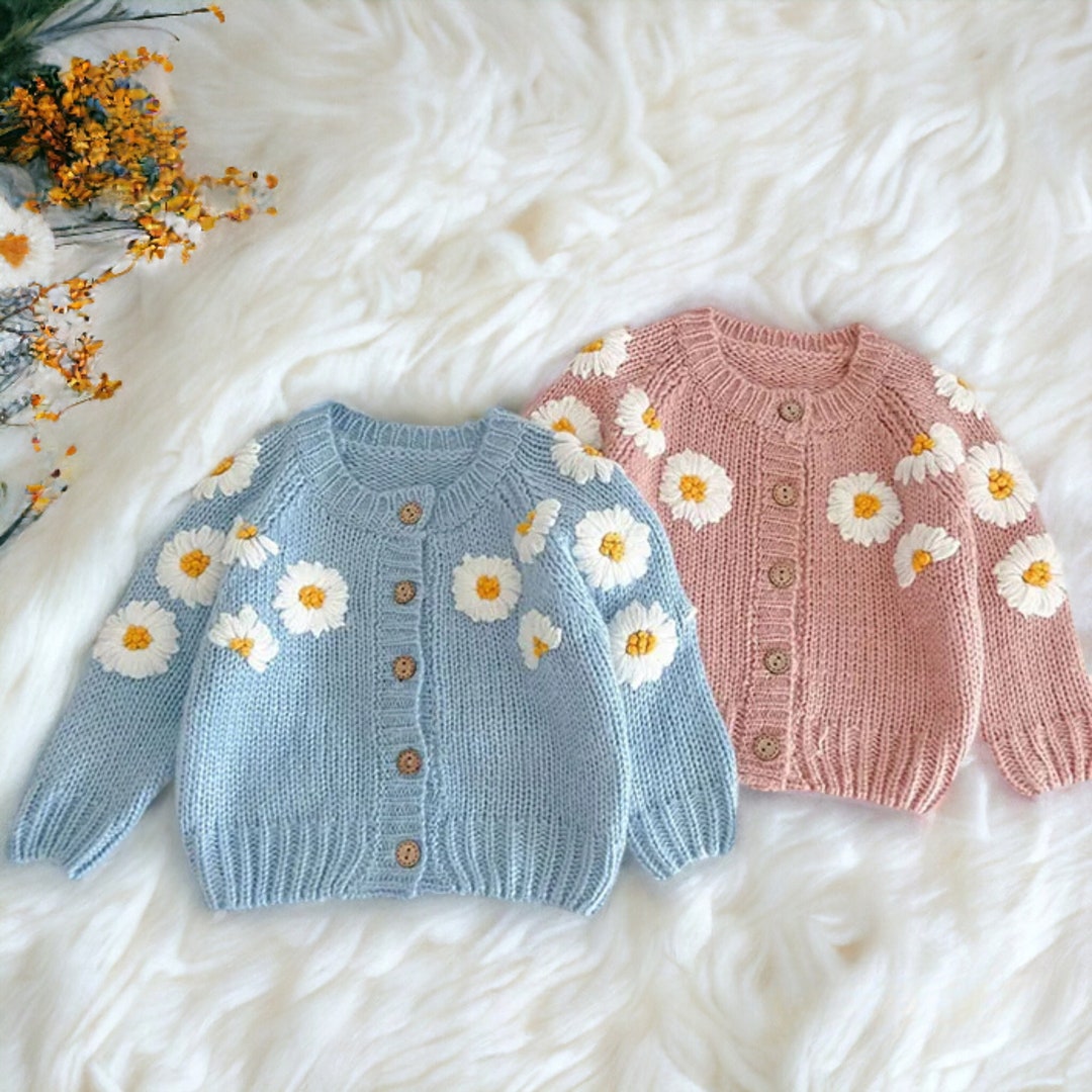 Sunflower Baby Girl Knitted Cardigan