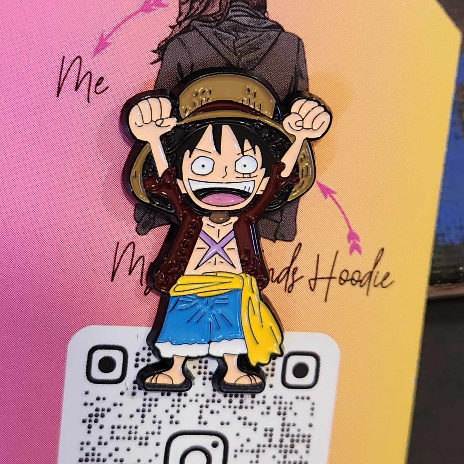 Monkey D. Luffy Enamel Pin Set Sail for Adventure Luffy Straw Hat