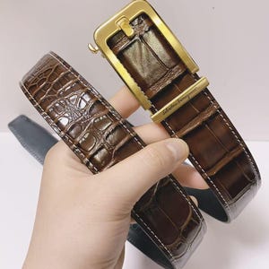 Authentic belt Salvatore Gamo Handcrafted Genuine Leather Belt