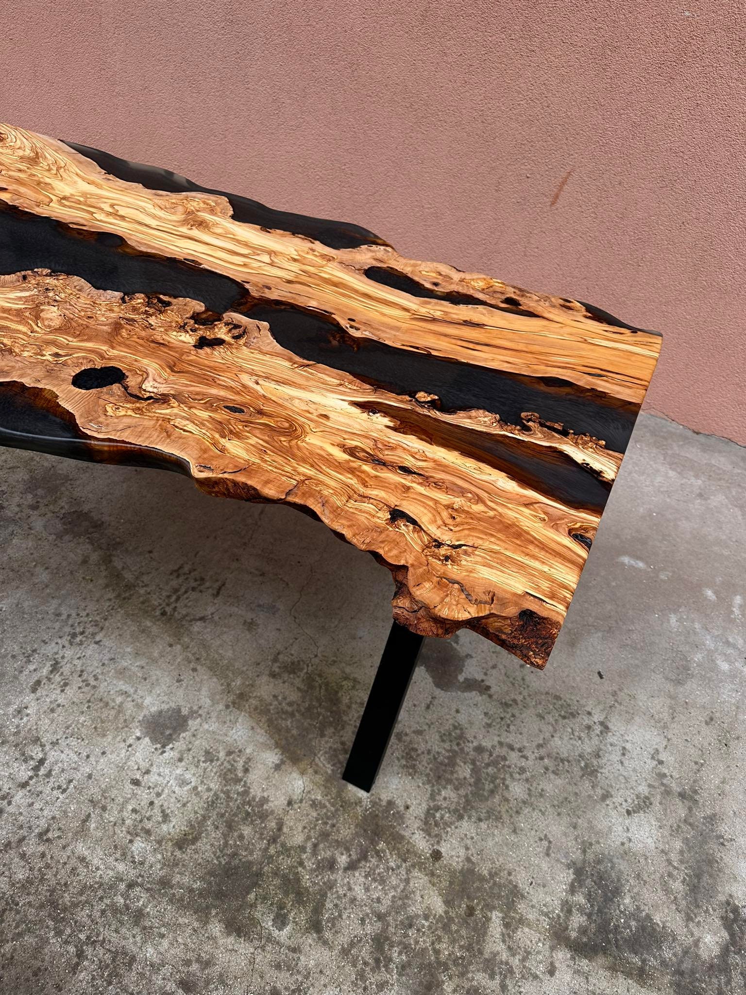 live edge wood table