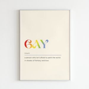 Gay Poster - LGBTQ - Gay Art - Decor - Modern decor - Downloadable Poster