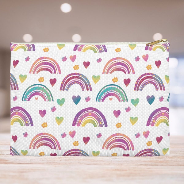 Small Rainbow Pouch, Rainbow Coin Purse, Rainbow Change Purse, Rainbow Pencil Bag, Rainbow, Coin Pouch, Change Purse, Rainbow Money Pouch