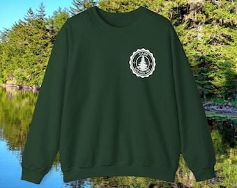 Oh-Neh-Tah Adult Crewneck | Forest Green, White & Black