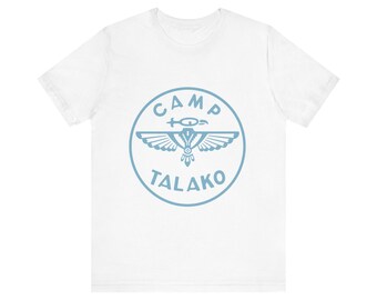 Camp Talako Alumni Tee | White & Blue