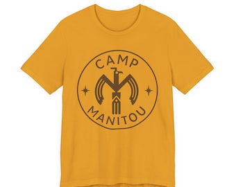 Camp Manitou Alumni Tee | Mustard & Brown