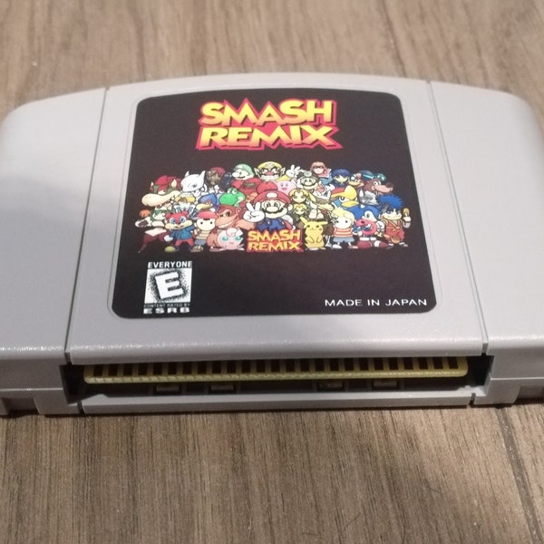 Smash Remix v1.5.2 - For Nintendo 64 N64 - EXPANSION PAK is required !! NTSC