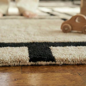 Black and White Rug
Geometric Area Rug
Modern Abstract Rug
Minimalist Rug
Hand Tufted Wool Rug
Bold Square Rug
Trellis Pattern Rug
Rugs for Living Room
box pattern rug
ivory and black rug
Scandinavian Rug
12x12 Rug
Handmade White Rug