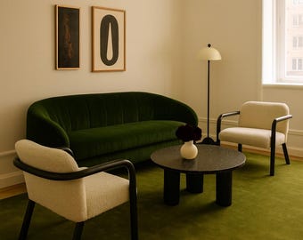 Dywan Milano Green 9x12, solidny, do salonu i sypialni