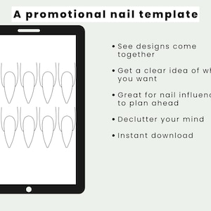 Nail Template for Nail Art - DIY Manicure Stencil Set, Designer Patterns & Easy Application, Perfect Nail Art Supplies