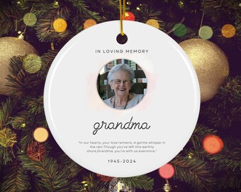 2025 - Décoration de Noël commémorative, souvenir en céramique « Je suis toujours avec vous »