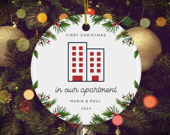 2025 - Décoration personnalisée en céramique pour premier appartement, cadeau pour couple