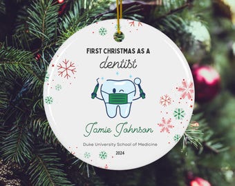 2025 - Décoration personnalisée pour dentiste, cadeau de première année, remise des diplômes de faculté de médecine dentaire