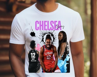 Chelsea Gray WNBA Unisex Tee: Soft Cotton Jersey T-Shirt