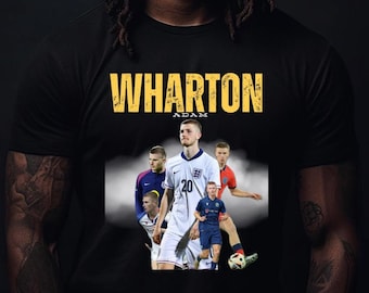 Adam Wharton Graphic Football T-Shirt | Soccer Player Illustration
