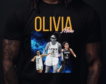Camiseta de Olivia Miles de Minnesota Lynx / Camiseta de baloncesto de la WNBA