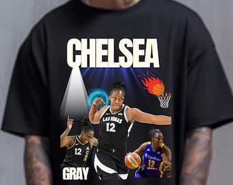 Chelsea Gray Graphic Tee: WNBA Basketball Fan Apparel