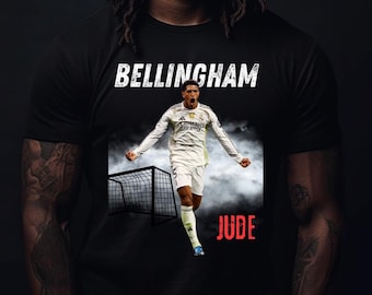 Jude Bellingham Graphic Fotbollströja | Fotbollsspelare-T-shirt