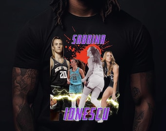 Camiseta negra de Sabrina Ionescu: Camiseta unisex NY Liberty WNBA