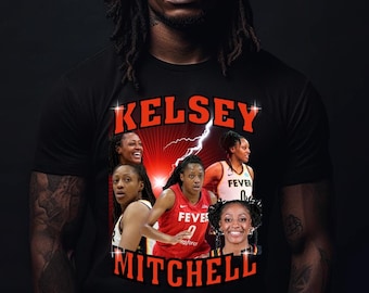 WNBA Kelsey Mitchell T-Shirt, Basketball Fan Tee, Sports Apparel, Game Day Shirt, Athlete Top