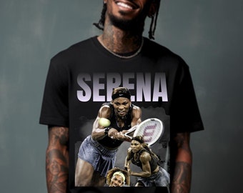 Camiseta de Serena Williams: Camiseta de tenis unisex de algodón