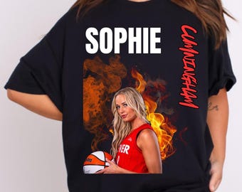 Sophie Cunningham WNBA Graphic Tee: Heavy Cotton Basketball Fan Shirt