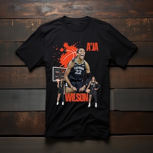 Wnba A&#39;ja wilson t-shirt, A&#39;ja wilson tee, A&#39;ja wilson women&#39;s t-shirt, wnba a&#39;ja wilson women&#39;s t-shirt, womens wnba t-shirt, wnba tee