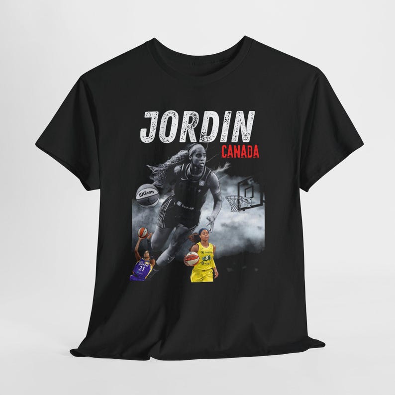 Jordin Canada Graphic Tee, WNBA Basketball Fan Shirt image 2