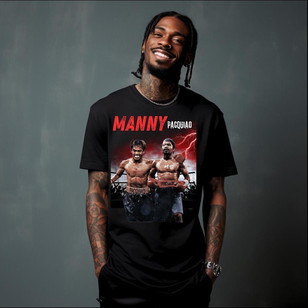 マニー・パッキャオ ボクシングTシャツ：軽量スポーツウェア