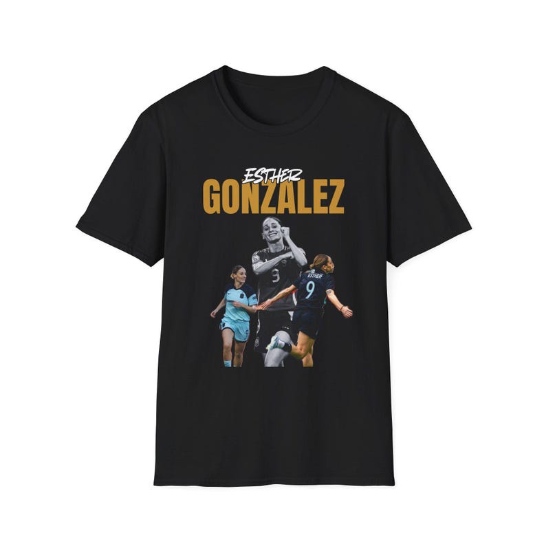 Esther Gonzalez Football Soccer Player Graphic T-Shirt |Gotham FC image 3