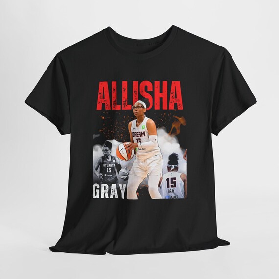 Allisha Gray Basketball Graphic Tee, Unisex Cotton T-shirt - Etsy