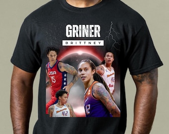 Brittney Griner T-shirt met print: WNBA fanshirt Atlanta Dream