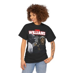 Camiseta gráfica de Venus Williams: camiseta de tenis 100 % algodón estadounidense imagen 7