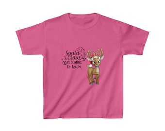 Barn jul-T-shirt: Jultomten Ren T-shirt