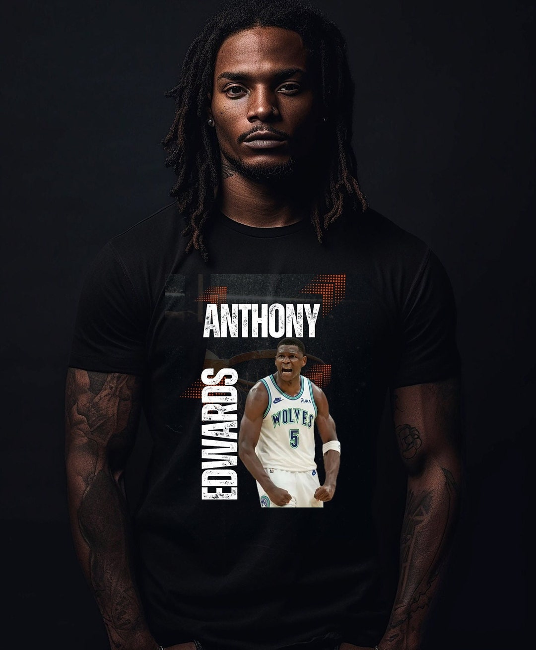 Anthony Edwards Unisex Short Sleeve T-shirt, Anthony Edwards