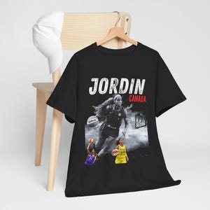 Jordin Canada Graphic Tee, WNBA Basketball Fan Shirt image 8