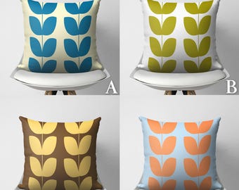 韓国インテリア　クッションカバー　Jean Jullien ミッドセンチュリー ミッドセンチュリー クッションカバー 45x45cm レトロ サテン 北欧 2枚