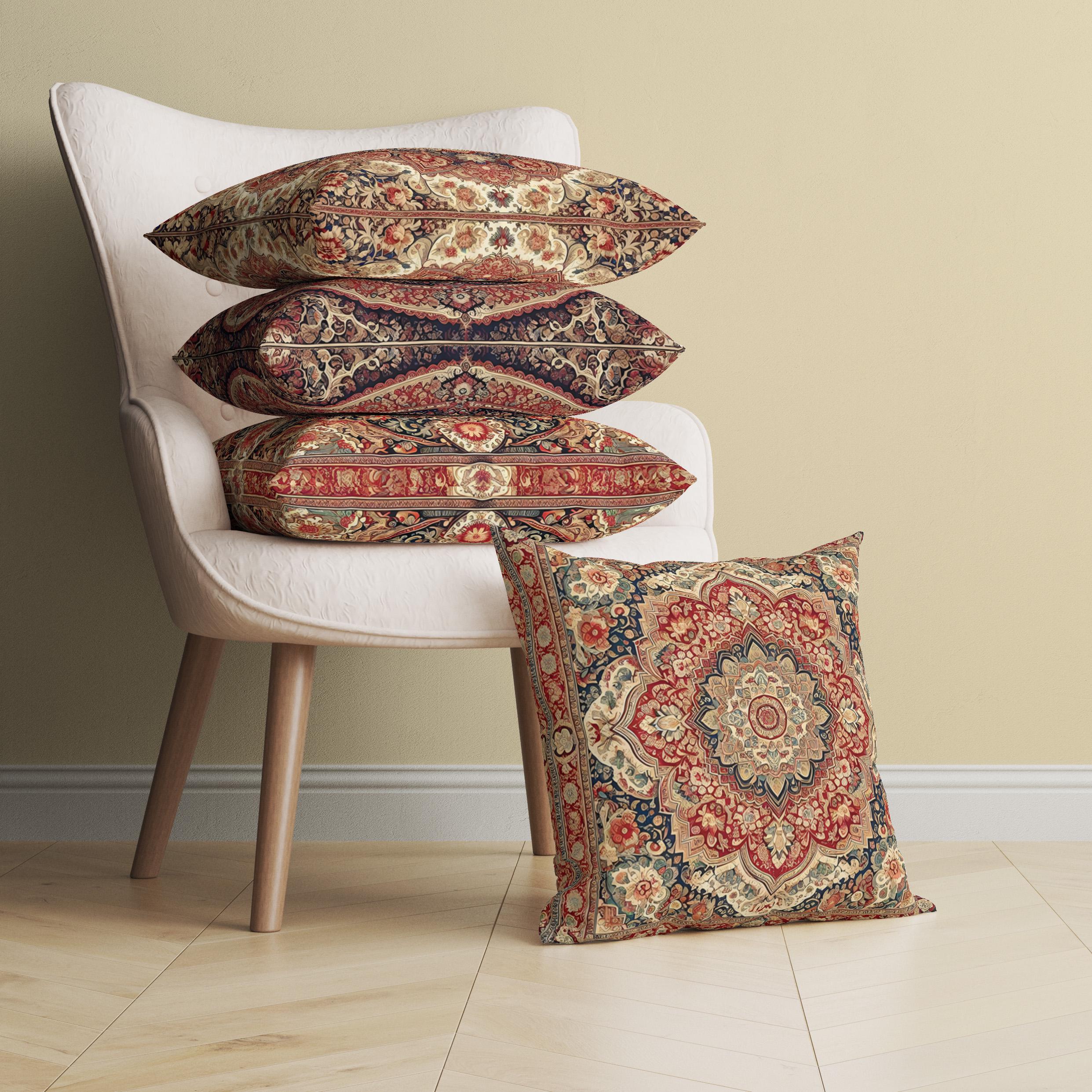Persian Rug Pillow Etsy