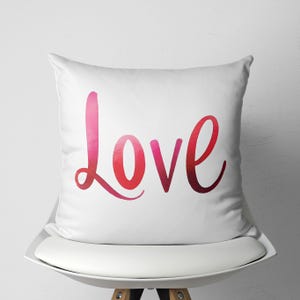 Liebe Kissenbezug zum Valentinstag Dekor, Valentinstag dekoratives Kissen, Romantischer Kissenbezug, Romantischer Kissenbezug für Schlafzimmer