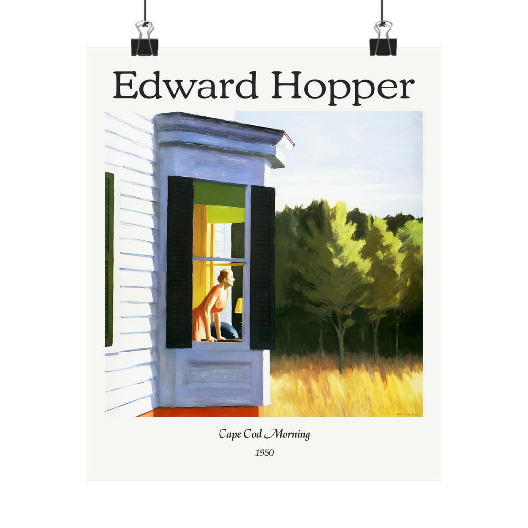 Edward Hopper Cape Cod Morning 1950 Edward Hopper Print Etsy