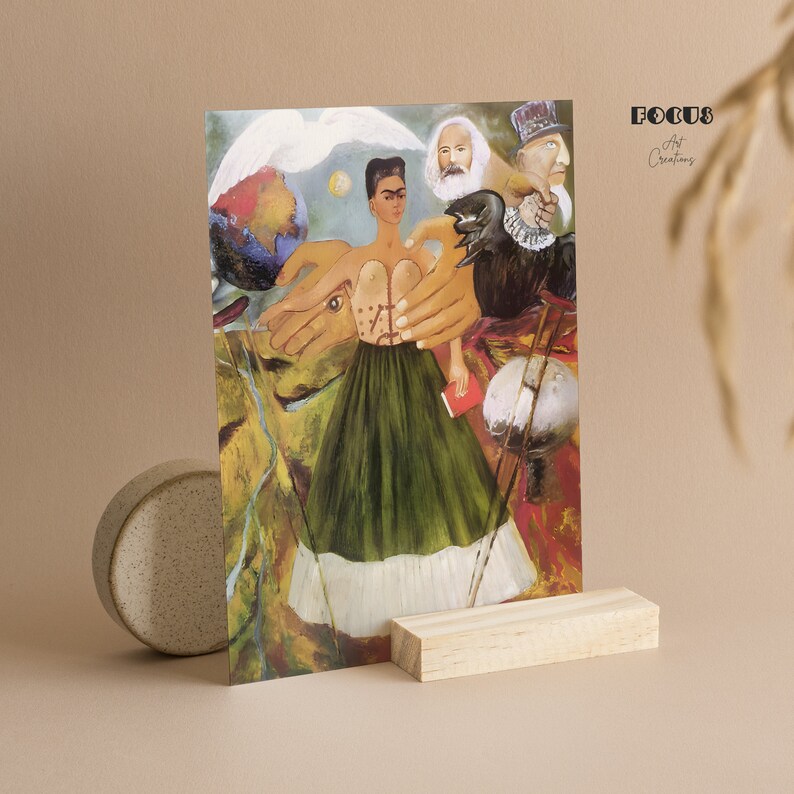Frida Kahlo, El Marxismo Dará Salud a Los Enfermos, 1954, Frida Kahlo Print, Portrait Art