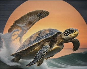Vonu, The Surfing Turtle