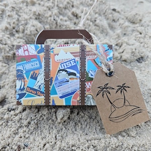 Geldgeschenk Reise Koffer Mexiko Geschenkverpackung Gutschein Geldgeschenk Geburtstag Reise Geschenkverpackung Hochzeit
