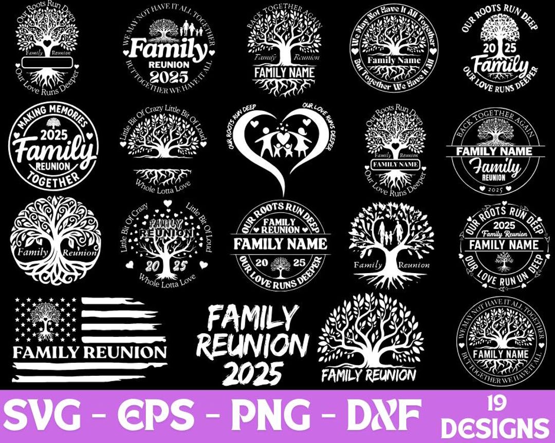Family Reunion Svg Bundle | Family Reunion Shirt Svg | Family Tree Svg ...