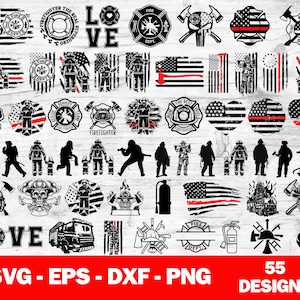 Firefighter SVG Bundle, Fire Dept svg, Fireman svg, Fire Department svg, Fire Fighter Svg, Maltese Cross, png, dxf, Digital Download